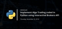 Implement Algo Trading coded in Python using Interactive Brokers API